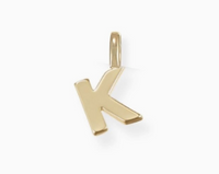 She's Classic Initial Charm in Gold
