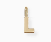 She's Classic Initial Charm in Gold