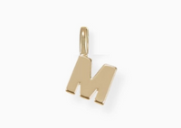 She's Classic Initial Charm in Gold