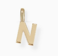 She's Classic Initial Charm in Gold