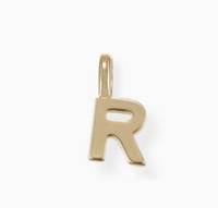 She's Classic Initial Charm in Gold