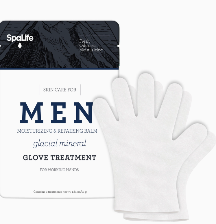 Men's Glacial Mineral Moisturizing Hand Gloves