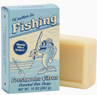 Men's "I'd Rather Be" Fishing Freshwater Citrus Soap