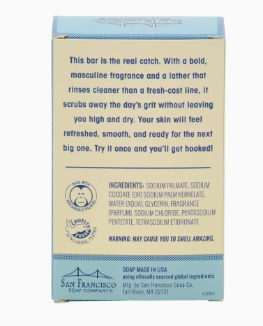 Men's "I'd Rather Be" Fishing Freshwater Citrus Soap