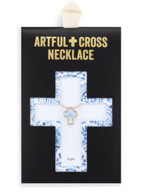 Artful Cross Necklace