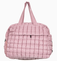 Quilted Duffel Weekender Bag