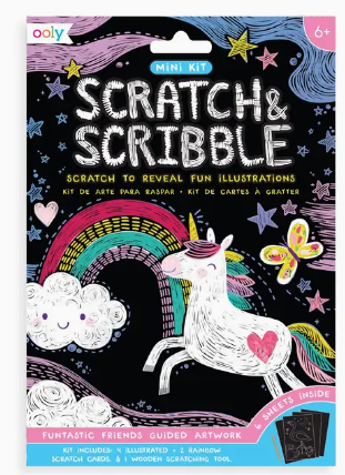 Mini Scratch & Scribble Art Kit