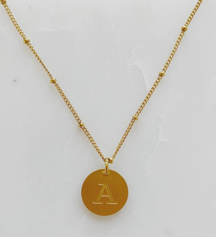 Singular Charm Initial Necklace