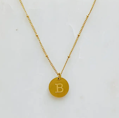 Singular Charm Initial Necklace