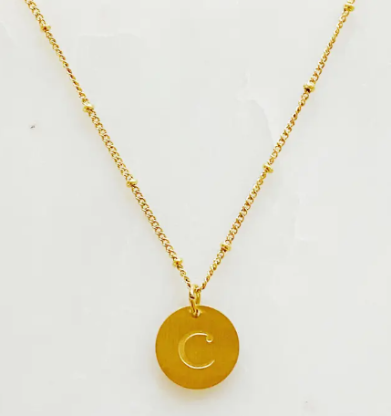 Singular Charm Initial Necklace