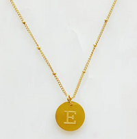 Singular Charm Initial Necklace