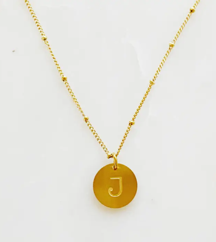 Singular Charm Initial Necklace