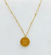 Singular Charm Initial Necklace