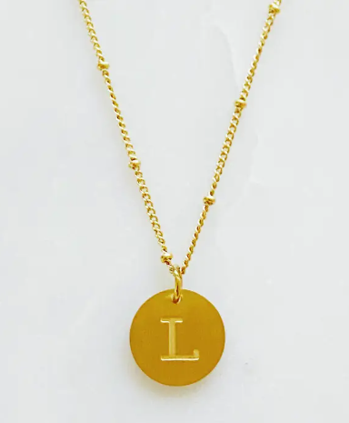 Singular Charm Initial Necklace