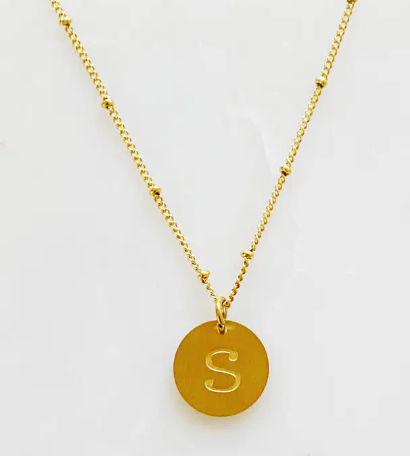 Singular Charm Initial Necklace