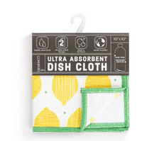 Absorbent Reversible Dishcloths Set of 2