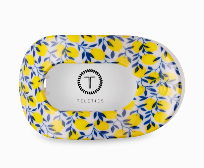 TELETIES Round Flat Hair Clip Medium