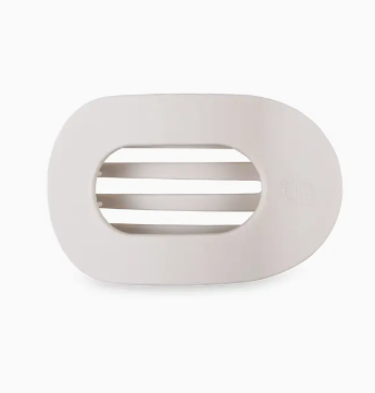 TELETIES Round Flat Hair Clip Medium