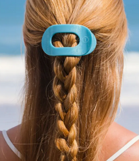 TELETIES Round Flat Hair Clip Small