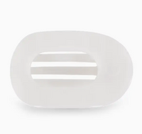 TELETIES Round Flat Hair Clip Small