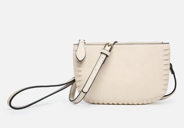 Bonnie Dual Compartment Whipstitch Crossbody