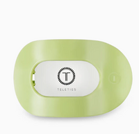 TELETIES Round Flat Hair Clip Medium
