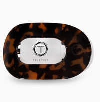 TELETIES Round Flat Hair Clip Small