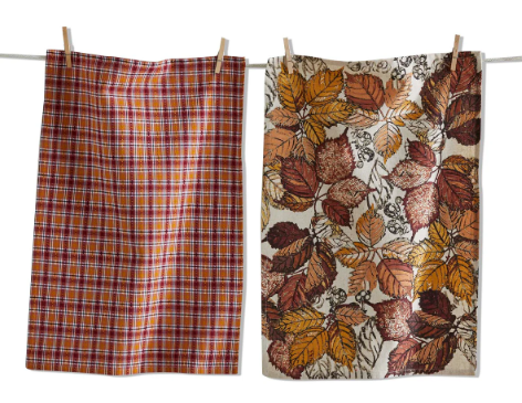 Gathering Leaves Dishtowels
