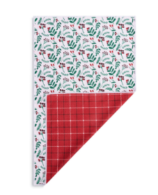 Holly Plaid Absorbent Reversible Towel