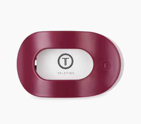 TELETIES Round Flat Hair Clip Medium