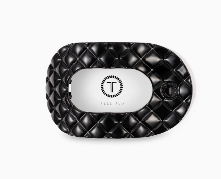 TELETIES Round Flat Hair Clip Small