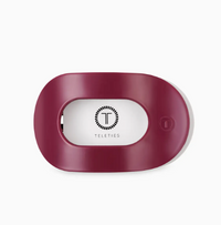 TELETIES Round Flat Hair Clip Small