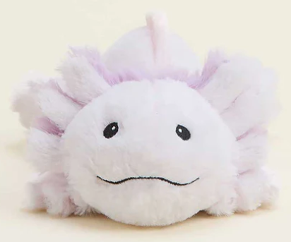 Pink Axolotl Warmies Junior