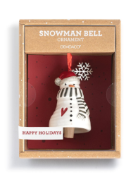 Red Heart Mini Bell Ornament