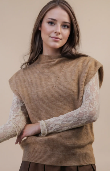 Soft Knit Sweater Vest Top
