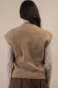 Soft Knit Sweater Vest Top