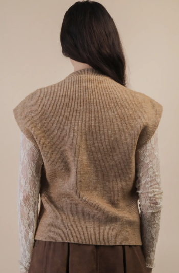 Soft Knit Sweater Vest Top