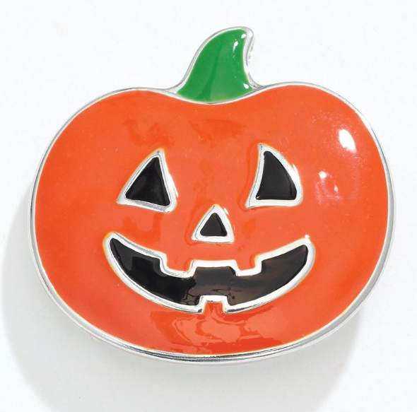 Enamel Jack O Lantern Pin