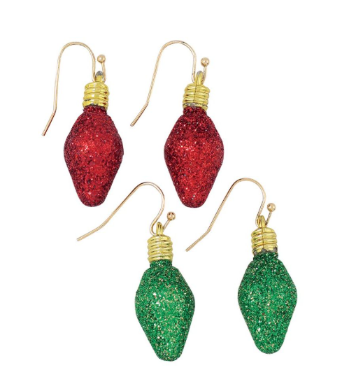 Glittering Bulb Earrings