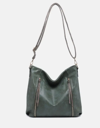 Mina Distressed Hobo Bag