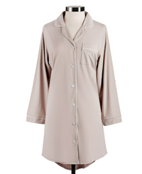 Long Sleeve Coral Cooling Night Shirt