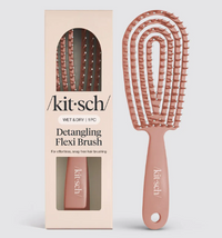 KITSCH Detangling Flexi Brush - Terracotta