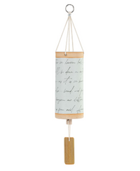 Faith Inspired Wind Chime - 3x7in
