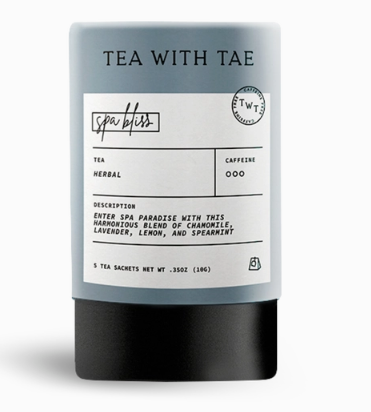 Tea With Tae Mini Tea Tube Gift (5 Tea Bags)