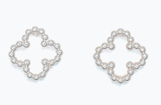 Beaded Cuties Clover Earrings
