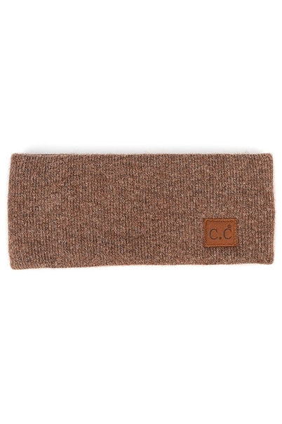 C.C Heather Knit Plain Head Wrap