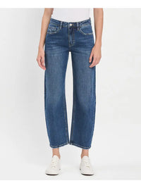 Lovervet By Vervet HR Ankle Barrel Jeans