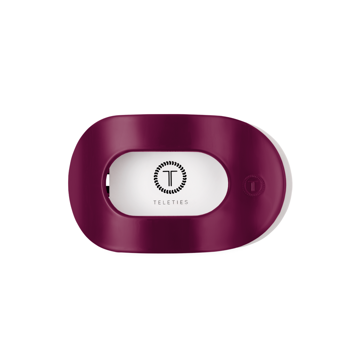 Mulberry | Medium | Flat Round Hair Clip