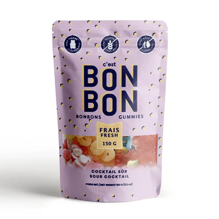 BON BON Sour Cocktail - Gummy Candies