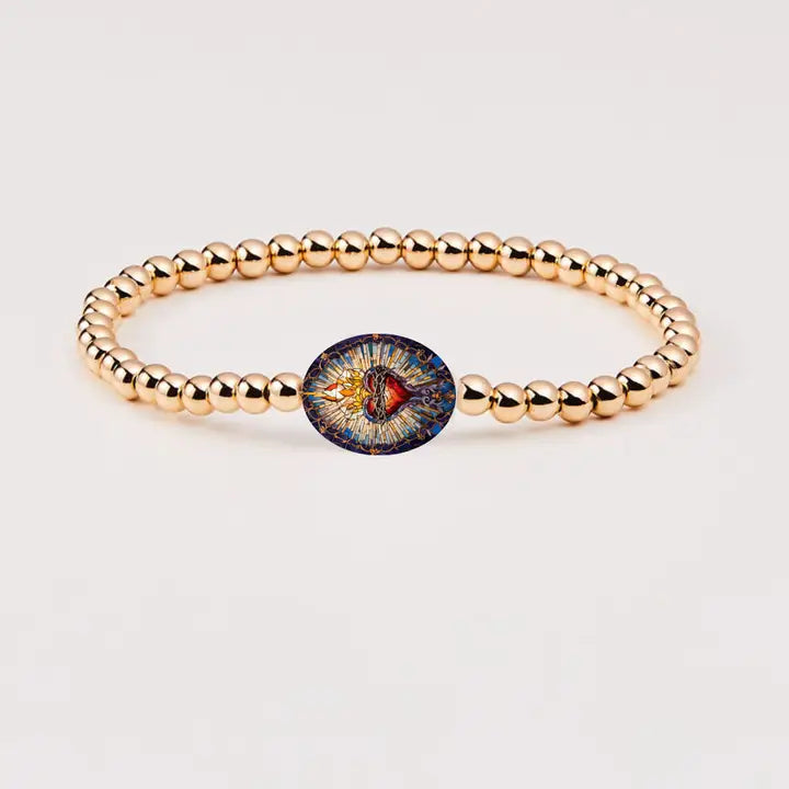 Holy Water Sacred Heart Bracelet